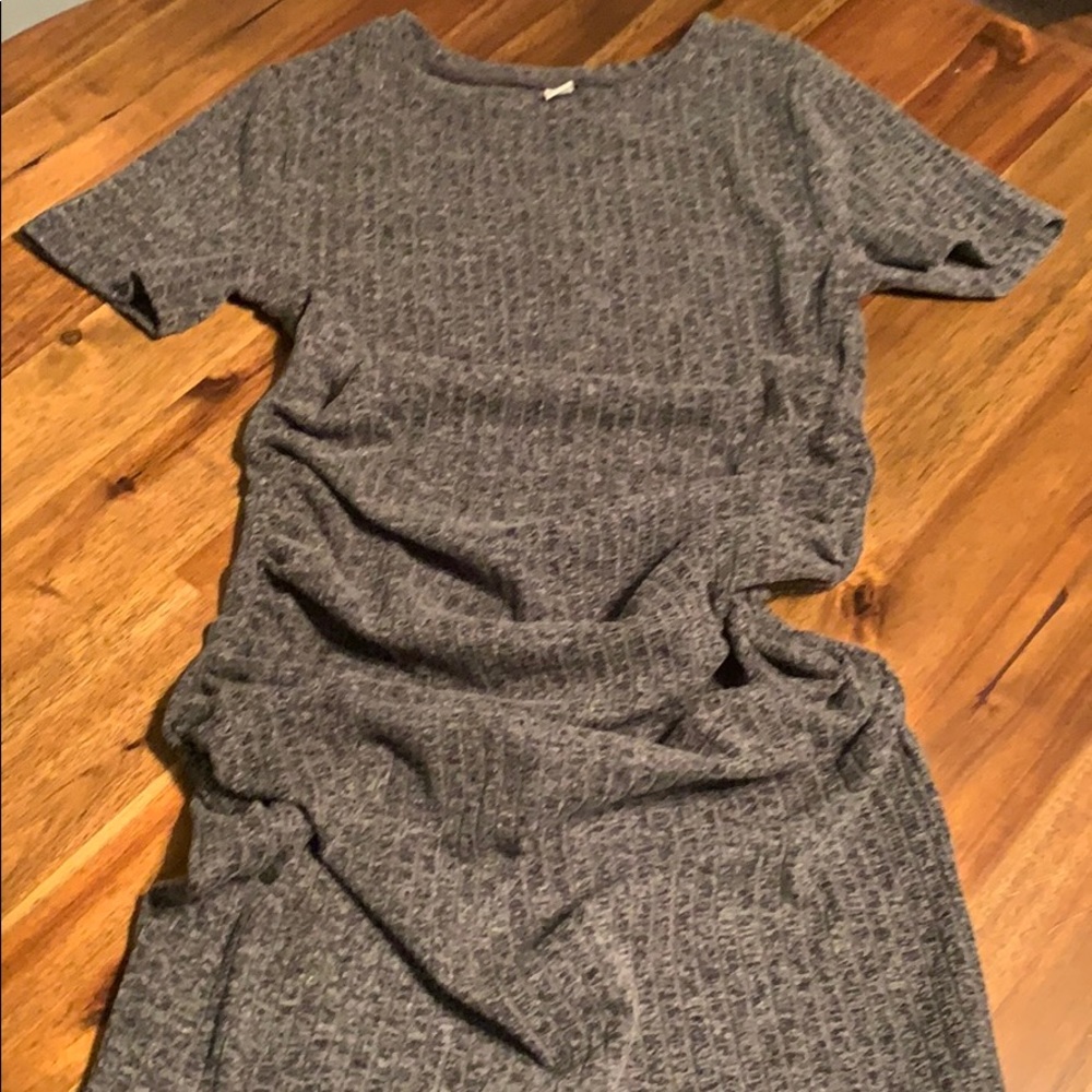 BP. Ruched Ribbed Body-Con Dress - Picture 3 of 5